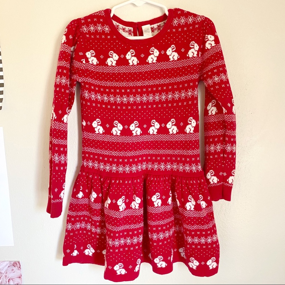 Holiday Sweater Dress 4t